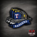 MLB Fire Helmet Sticker - 3 PACK-22