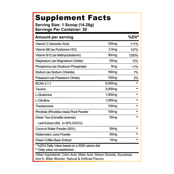 "REHAB" - Peaches & Cream BCAA