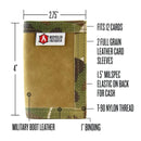 Rookie Wallet - Combat Boot Leather Edition-15