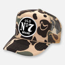 BROWN CAMO CURVED BILL HAT COLLECTION-22