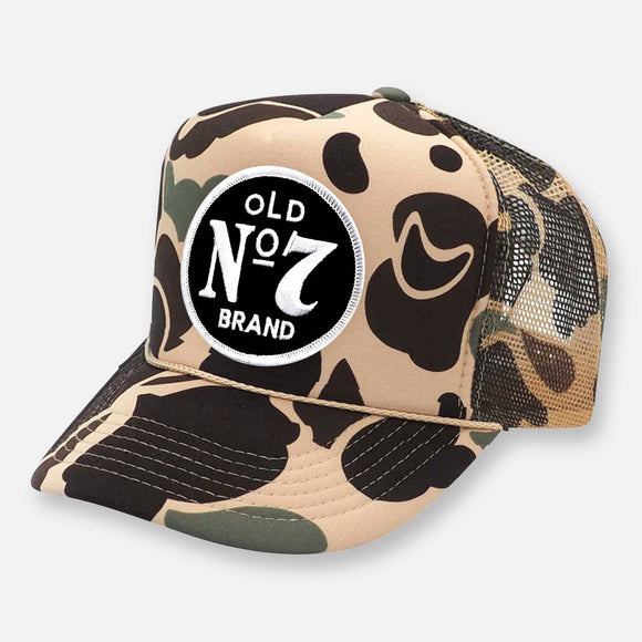 BROWN CAMO CURVED BILL HAT COLLECTION
