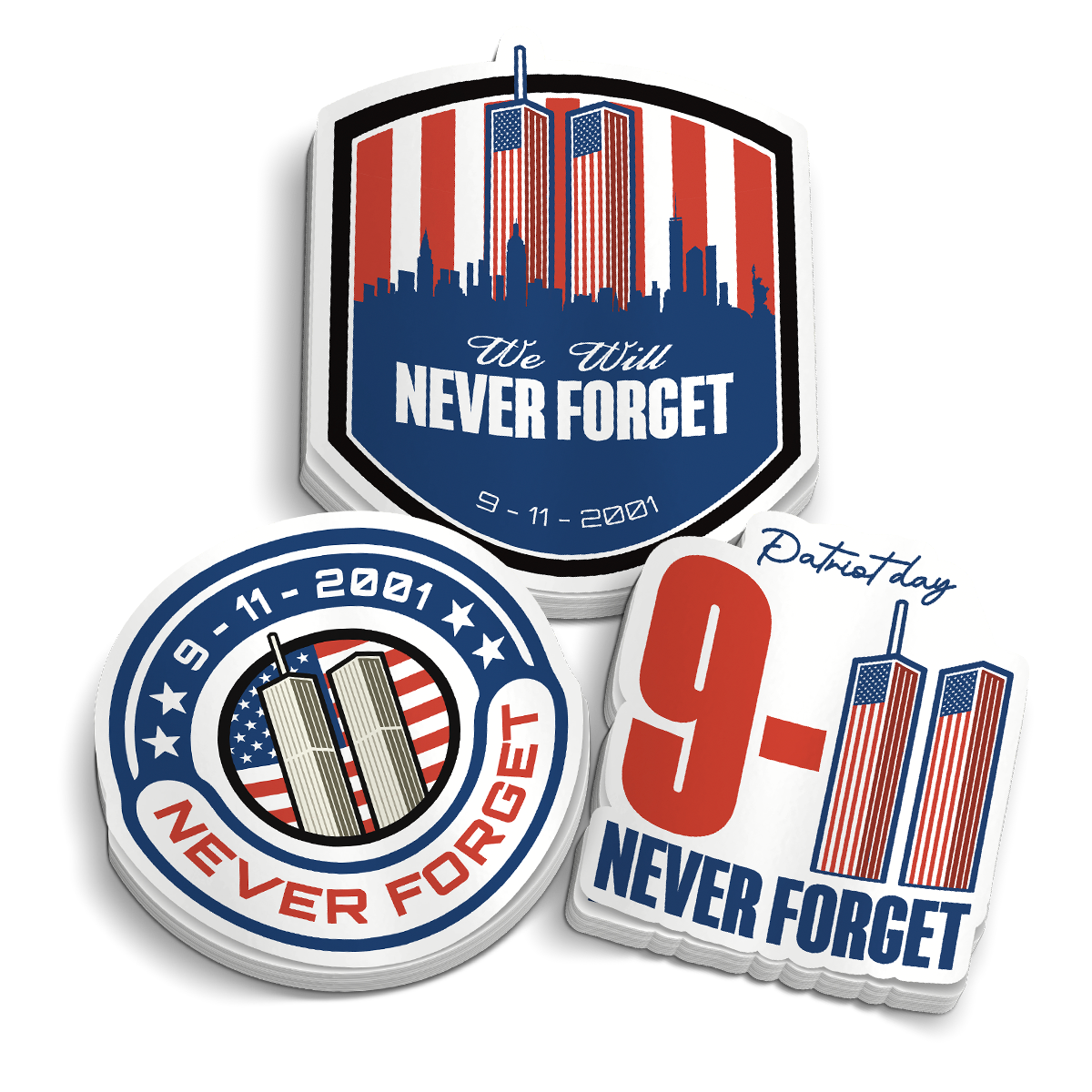 9/11 Commemorative Sticker Pack | American Fire Brigade