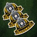 NFL Fire Helmet Stickers - 3 Pack-24