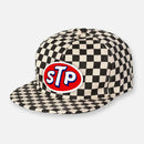 CHECKERBOARD PIT CREW PATCH HAT COLLECTION BLACK-WHITE-6