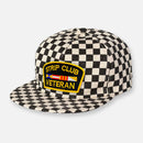 CHECKERBOARD PIT CREW PATCH HAT COLLECTION BLACK-WHITE-5