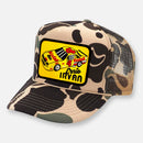 SWERVIN' IRVAN NASCAR TEAM PATCH HAT-8