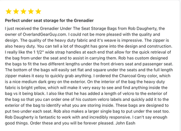 INEOS Grenadier Under Seat Storage Bags (Pair) - 0