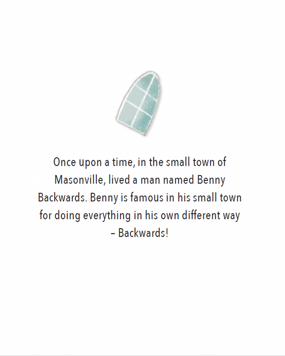 The Adventures of Benny Backwards Children’s Book