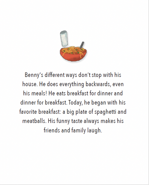 The Adventures of Benny Backwards Children’s Book