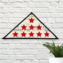 Service Star Triangle Flag - Fire Hose-4