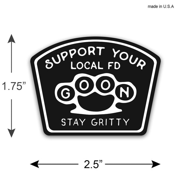 First Due 4Pack Firefighter Sticker