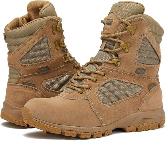 MAG STORM 8" Desert Military Tactical Boot SZ WP