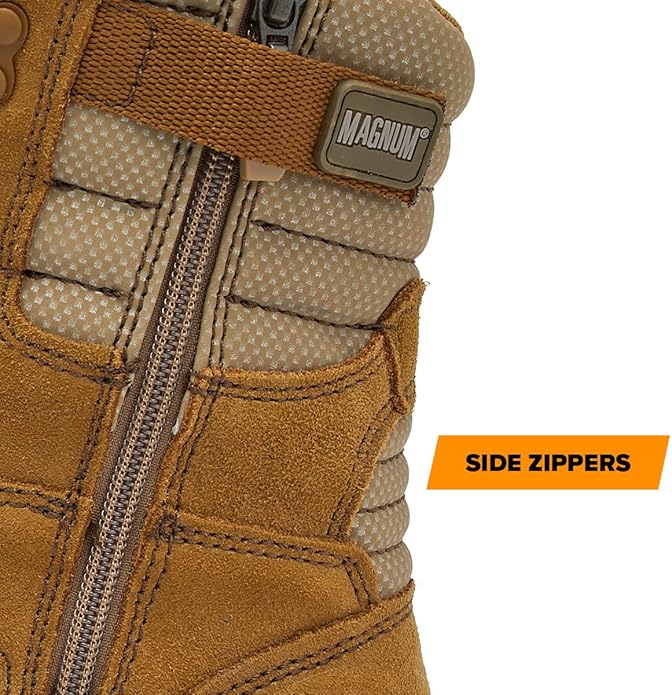 MAG SHIELD Suede Leather 8" Work Boot WP