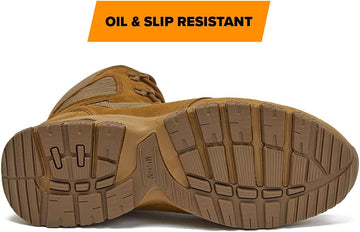 MAG SHIELD Suede Leather 8" Work Boot WP - 0