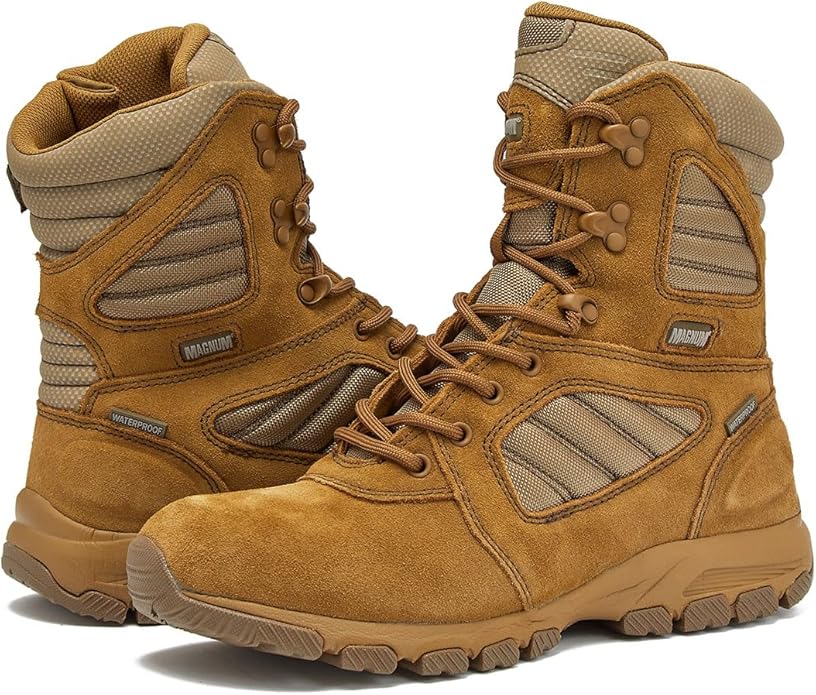 MAG SHIELD Suede Leather 8" Work Boot WP