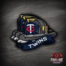 MLB Fire Helmet Sticker - 3 PACK-29