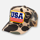 BROWN CAMO CURVED BILL HAT COLLECTION-14