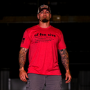 Men's Offensive Defined T-Shirt (Red)-2