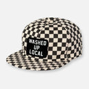 CHECKERBOARD PIT CREW PATCH HAT COLLECTION BLACK-WHITE-17