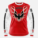 SCREAMIN CHICKIN JERSEY RED-WHITE-1