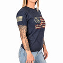 Women's 2A Betsy Ross Flag Patriotic Boyfriend Fit T-Shirt-2