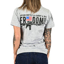 Women's Freedom Stick Patriotic 2A Boyfriend Fit T-Shirt-2