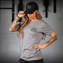 Women's Boyfriend Fit Join or Die Patriotic Tshirt-3