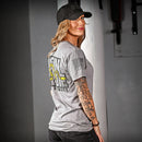 Women's Boyfriend Fit Join or Die Patriotic Tshirt-2