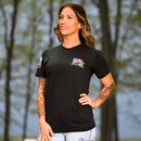 Women's Dangerous Freedom Over Peaceful Slavery Patriotic Boyfriend Fit T-Shirt-5