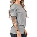 Women's Boyfriend Fit Join or Die Patriotic Tshirt-8
