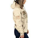 Women's Heavyweight Oversized Arid Camo Flag Hoodie-4