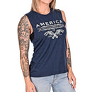 Women's Unalienable Rights Muscle Tank - Midnight Navy-5