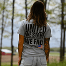 Women's United We Stand Patriotic Boyfriend Fit T-Shirt-1
