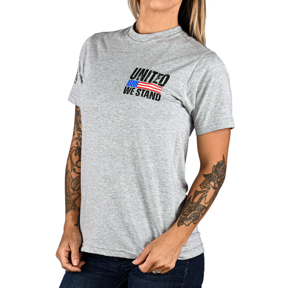 Women's United We Stand Patriotic Boyfriend Fit T-Shirt