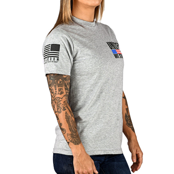 Women's United We Stand Patriotic Boyfriend Fit T-Shirt