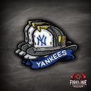 MLB Fire Helmet Sticker - 3 PACK-31