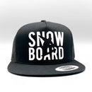 Snowboard Raised Lettering Trucker-4