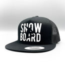 Snowboard Raised Lettering Trucker-6