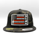 Faith Christian American Flag Trucker-1