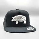 Where's the Pork Pig Parts BBQ Trucker Hat-3