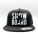 Snowboard Raised Lettering Trucker-1