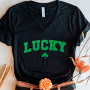 St Patricks Day Cute Lucky Clover Top-8