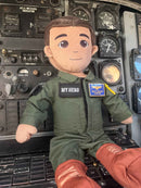Pilot Daddy Doll | Military Doll in Flight Suit | Recordable-9
