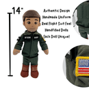 Pilot Daddy Doll | Military Doll in Flight Suit | Recordable-5