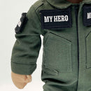 Pilot Daddy Doll | Military Doll in Flight Suit | Recordable-10