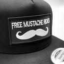 Free Mustache Rides Funny, Retro Trucker-2