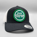 Just Say No to Drugs 80's Retro Trucker Hat-4