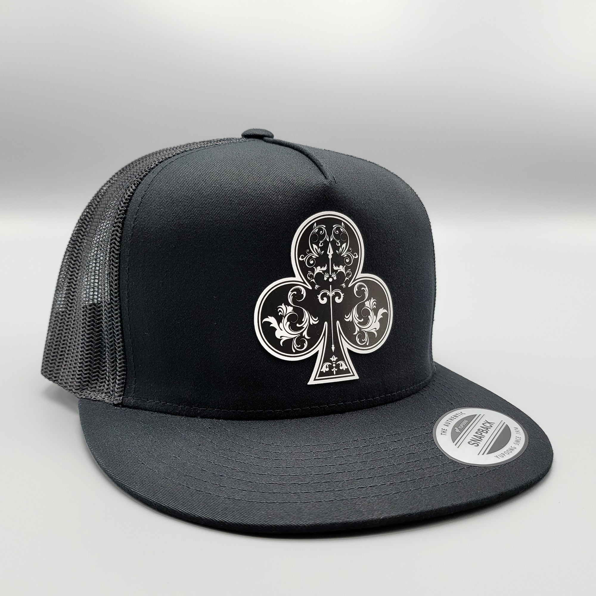 Ace of Clubs Texas Holdem PokerBlackjack Trucker Hat