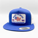 Back to Back World War Champs Patriotic Military Veterans Trucker-3