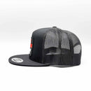 Wiener Rides 25 Cents All Black Trucker Hat-7
